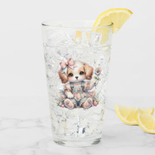 Cosy Kawaii Cottagecore Farmcore Puppy Style Glass