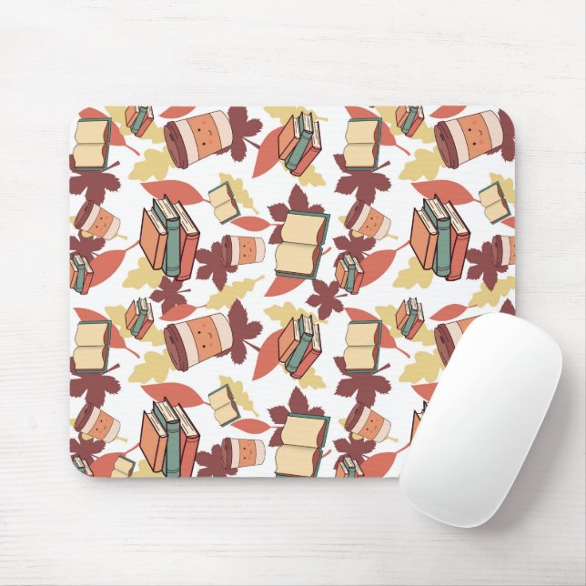 Cosy Kawaii Fall Vibes Mouse Pad (With Mouse)