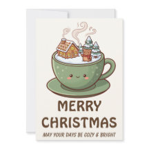 Cosy Kawaii Gingerbread Mug 5x7 Photo