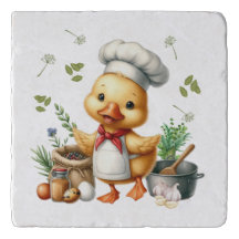 Cosy Kitchen Ducks Cute Cooking Design
