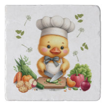 Cosy Kitchen Ducks Cute Cooking Design