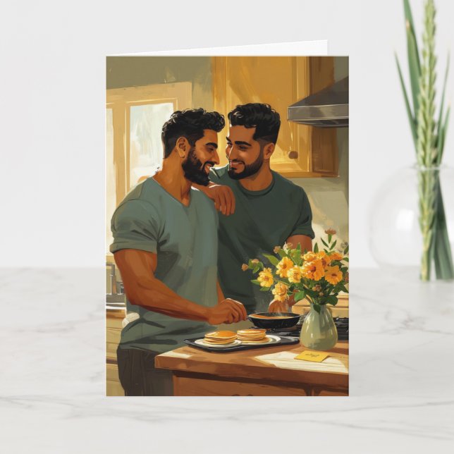 Cosy Kitchen Morning Card (Front)