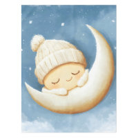 Cosy Knit Nap Cresent Moon
