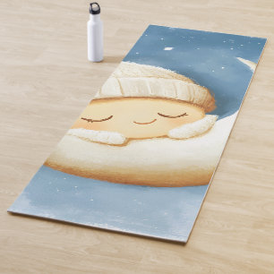 Cosy Knit Nap Cresent Moon Yoga Mat