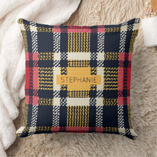 Cosy Knit Patchwork - Vintage Boho Autumn Style 3 Cushion