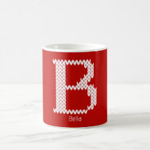 Cosy Knitted Alphabet Letter B