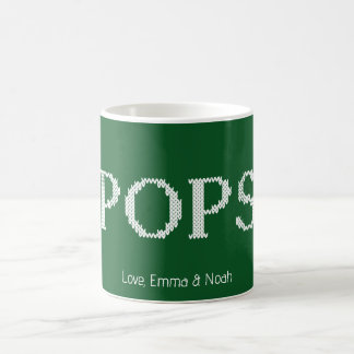 Cosy Knitted PAPA Christmas Coffee Mug