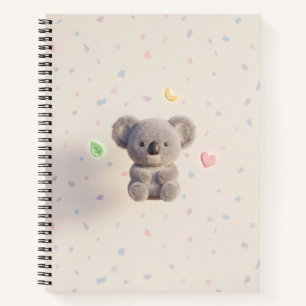 Cosy koala :Modern pastel Notebook