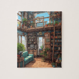 Cosy Library Jigsaw Puzzle