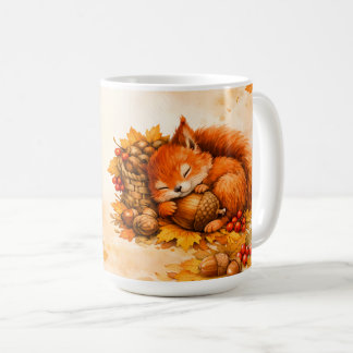 Cosy Little Things Personalised Sleeping Squirrel Coffee Mug