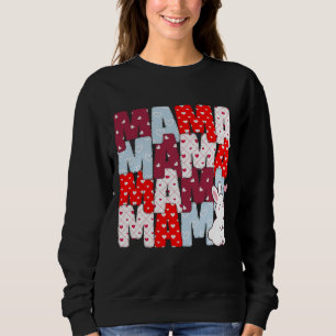 Cosy "MAMA" Bunny Stack Sweatshirt for Moms