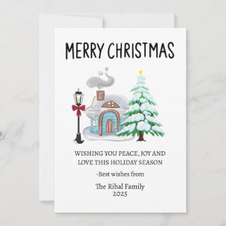Cosy Merry Christmas Card