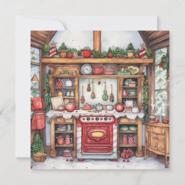 Cosy Merry Christmas Card (Front)