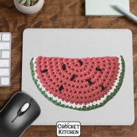 Cosy Minimal Grandma Vibe Crochet Watermelon Fruit