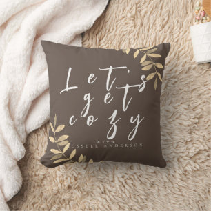 Cosy Modern Brown Pillow