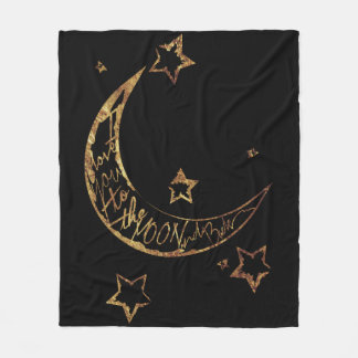 Cosy Moon n' Back Fleece Blanket