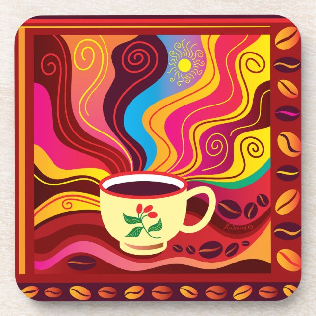Cosy Morning Coaster (Front)