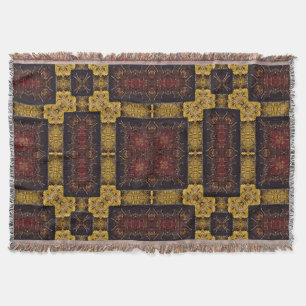 Cosy Mountian Western Design 4 - Throw Blanket