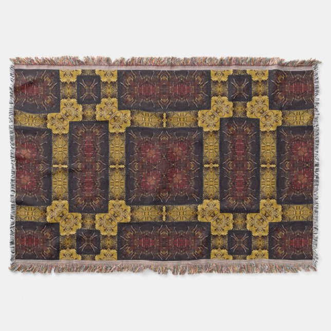 Cosy Mountian Western Design 4 - Throw Blanket (Front)