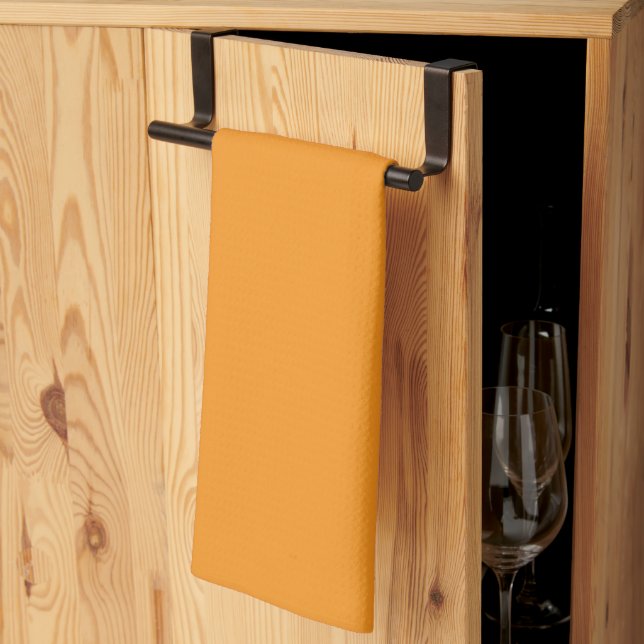 Cosy Mustard Minimalist Kitchen Towel (Thirds Fold)