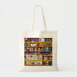 Cosy Mysteries Bookshelf Tote Bag