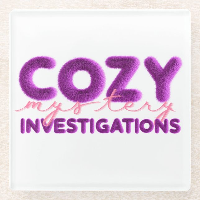 Cosy Mystery Investigations Coaster (Front)