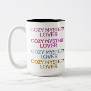 Cosy Mystery Reader Two-Tone Coffee Mug