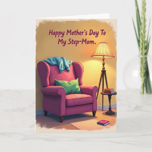 Cosy Nook Mothers Day Illustration Card
