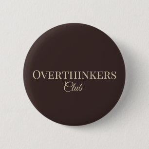 Cosy Overthinkers Club Anxiety Mental Health Pin