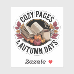Cosy Pages & Autumn Days Vintage Book and Tea