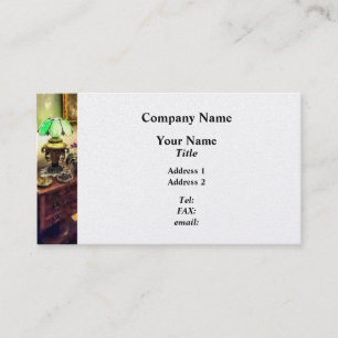 Cosy Parlour with Flower Petal Lamp Business Card
