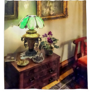 Cosy Parlour with Flower Petal Lamp Shower Curtain