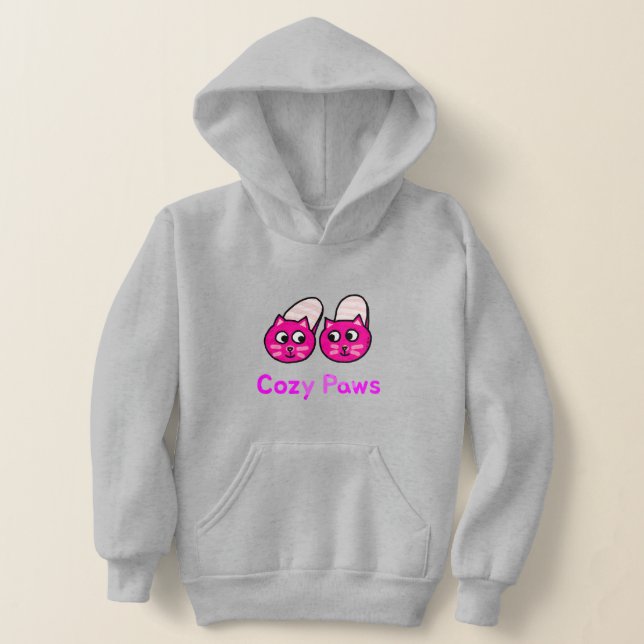 Cosy Paws Cute Purple Cats (Laydown)