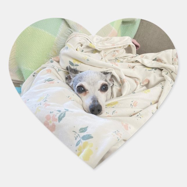 cosy pearl girl heart sticker (Front)