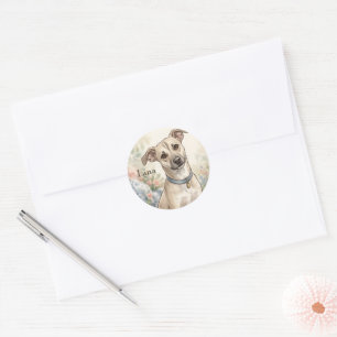 Cosy Pet Lover Design LinaPawStudio Classic Round Sticker