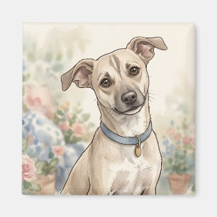 Cosy Pet Lover Design LinaPawStudio Magnet