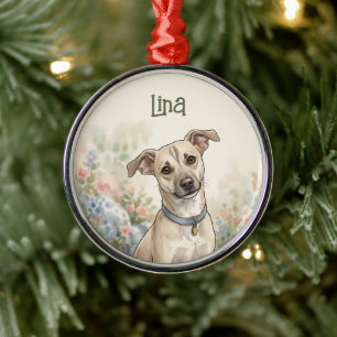 Cosy Pet Lover Design LinaPawStudio Metal Ornament