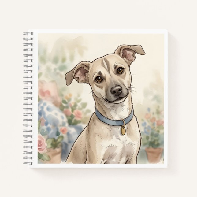 Cosy Pet Lover Design LinaPawStudio Notebook (Front)