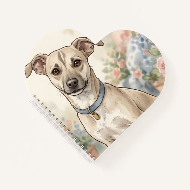 Cosy Pet Lover Design LinaPawStudio Notebook (Front)