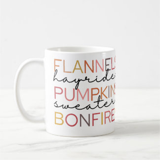 Cosy Pumpkin Patch Graphic T-shirt Coffee Mug