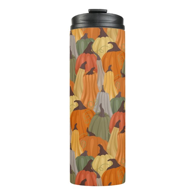 Cosy pumpkins thermal tumbler (Front)