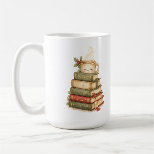 Cosy Reader's Cocoa Stack Christmas Mug