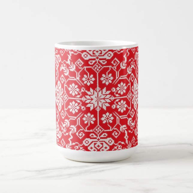 Cosy Red Holiday Mug (Center)