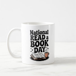 Cosy Retro National Read a Book Day Tea Coffee Mug