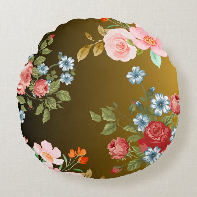 "Cosy Round Pillow" Round Cushion (Front)