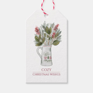 Cosy Rustic Christmas Holiday Gift Tags
