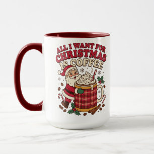 Cosy Santa Christmas Coffee Moment Mug
