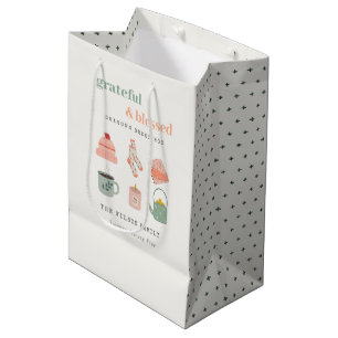 Cosy Scandi Winter Essential Seasons Greetings Medium Gift Bag