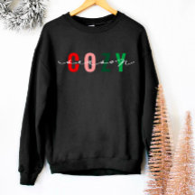 Cosy Season Cute Calligraphy Holiday Sweatshirt