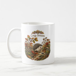 Cosy Season Cute Hedgehog Autumn Cottagecore Coffee Mug